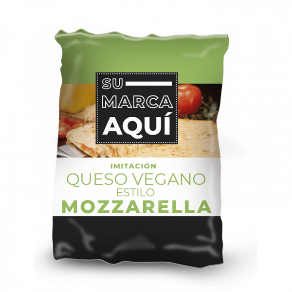 Mozzarella Style Vegan Cheese Imitation Grupo QBco